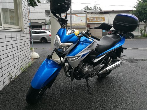 納車帰りのGSR250